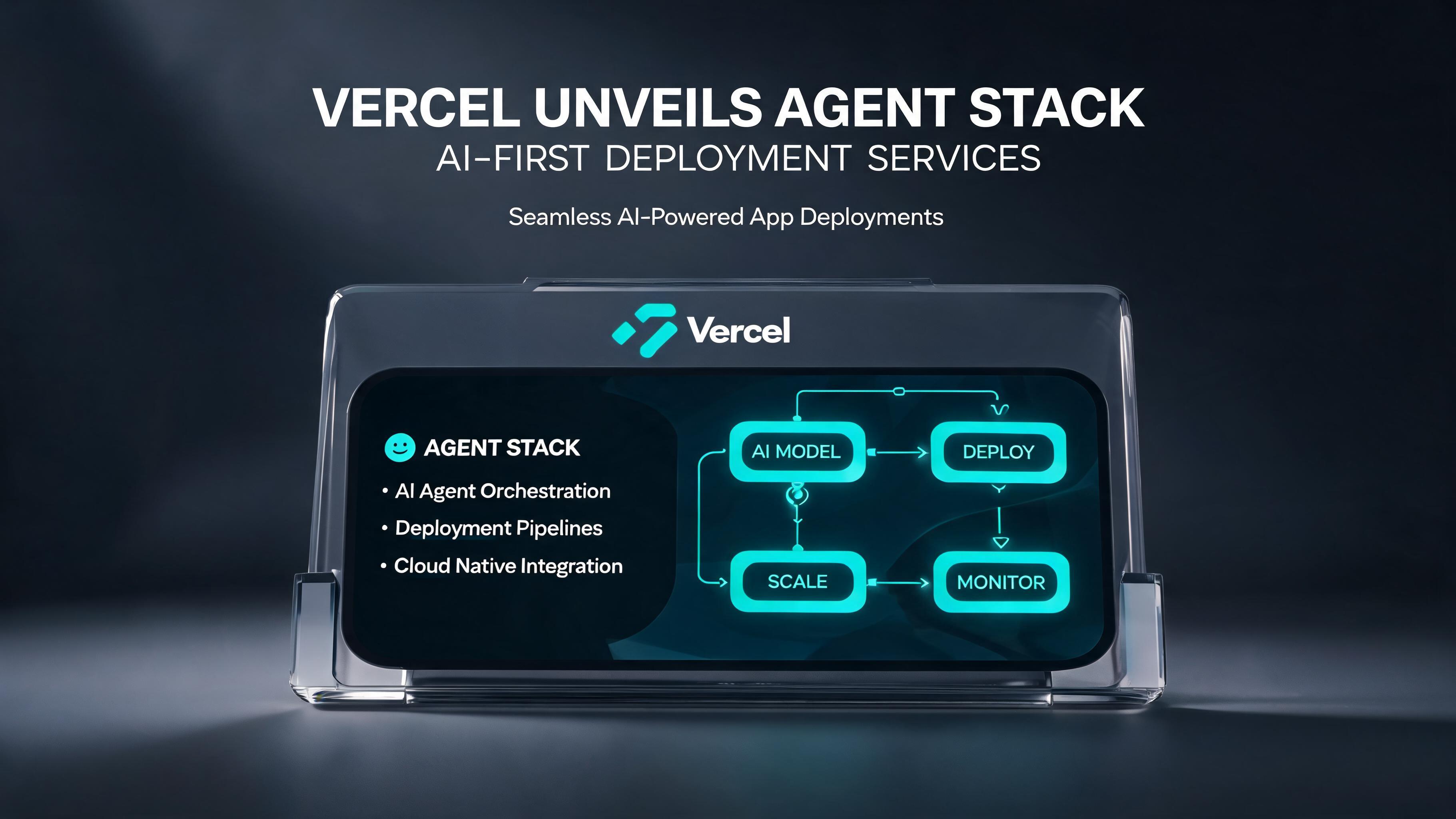 Editorial blog cover image for Vercel Unveils Agent Stack & Services for AI‑First Deployments